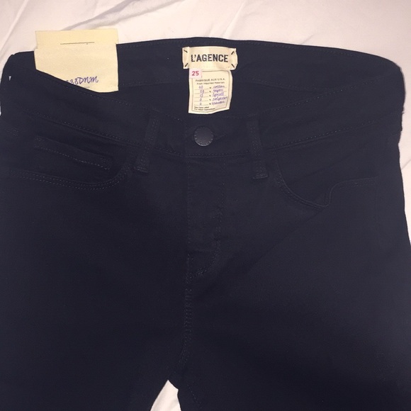 New with tags L’agence Emmanuel crop skinny jeans - Picture 6 of 8